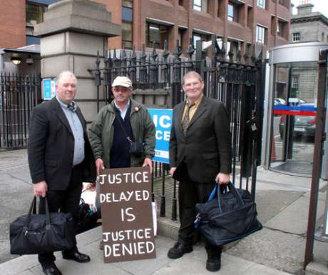 The men came prepared to return to prison if necessary.